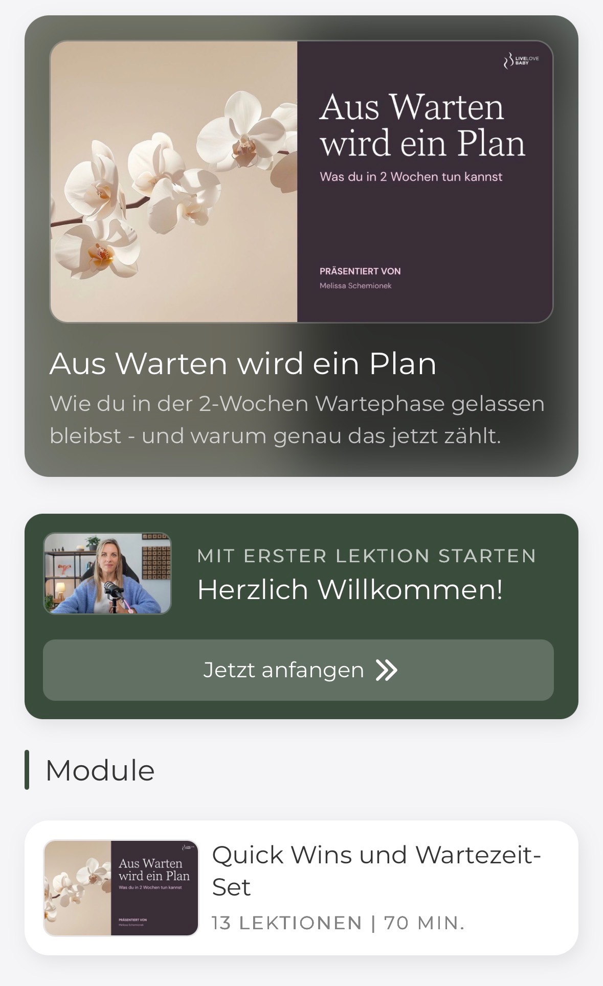 Aus Warten wird ein Plan — Mini-Kurs in der LearningSuite